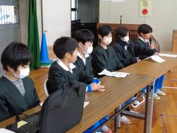 児童会役員選挙の様子