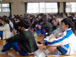 児童会役員選挙の様子