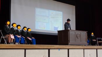 児童会役員選挙の様子