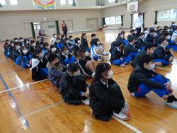 児童会役員選挙の様子