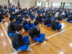 児童会役員選挙の様子