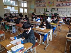 児童会役員選挙の様子