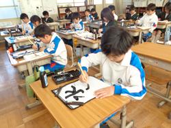 3年生書写の授業