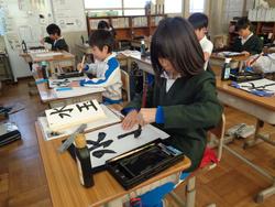 3年生書写の授業