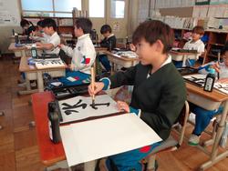 3年生書写の授業