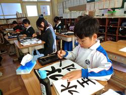 3年生書写の授業