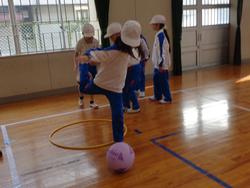 2年生体育の授業