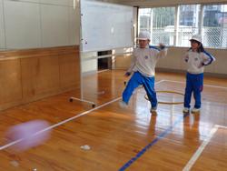 2年生体育の授業