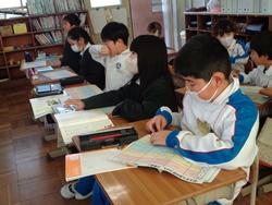 3年生国語の授業