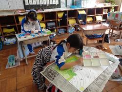 1年生図工の授業