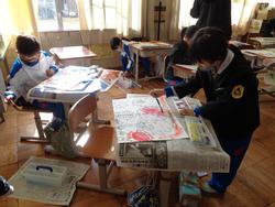 1年生図工の授業