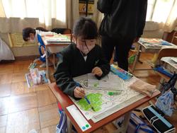 1年生図工の授業