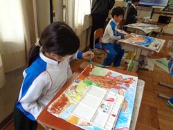 1年生図工の授業