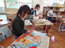 1年生図工の授業