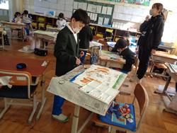 1年生図工の授業