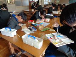 6年生図工の授業