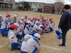 3年生体育の授業