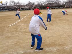 3年生体育の授業