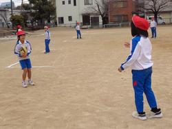 3年生体育の授業