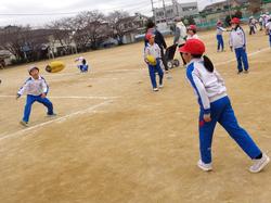 3年生体育の授業