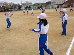 3年生体育の授業