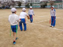 3年生体育の授業