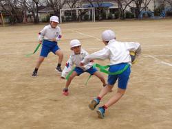 3年生体育の授業