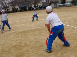 3年生体育の授業