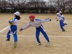 3年生体育の授業