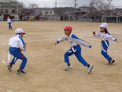 3年生体育の授業