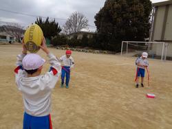 3年生体育の授業