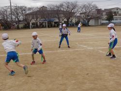 3年生体育の授業