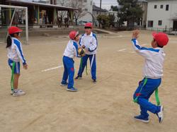 3年生体育の授業