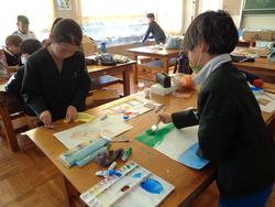 3年生図工の授業