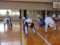 1年生体育の授業