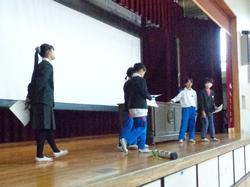 児童集会リハーサル