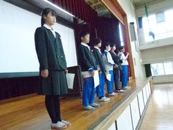 児童集会リハーサル