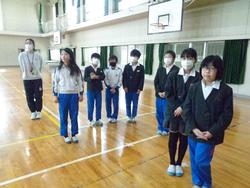 児童集会リハーサル