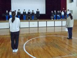 児童集会リハーサル