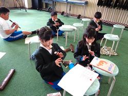 3年生音楽の授業