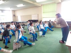 3年生音楽の授業