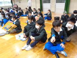 6年生を送る会の様子