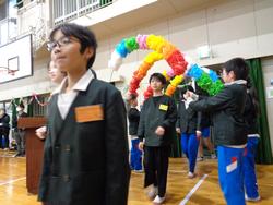 6年生を送る会の様子