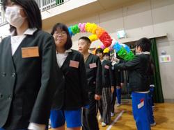 6年生を送る会の様子