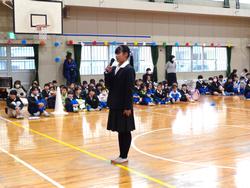 6年生を送る会の様子