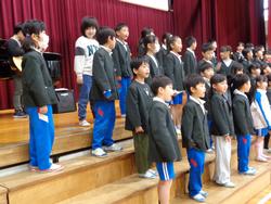 6年生を送る会の様子