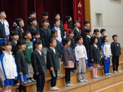 6年生を送る会の様子