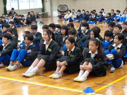 6年生を送る会の様子