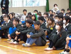 6年生を送る会の様子