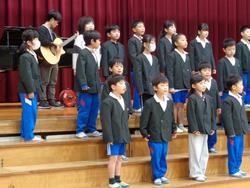 6年生を送る会の様子